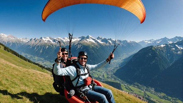 Offrez un vol en parapente dans les magnifiques alpes
